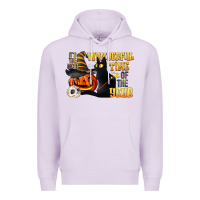 Lilac wonderful time of the year halloween Premium Hoodie - LillyAllenDesigns