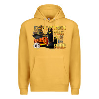 Mustard wonderful time of the year halloween Premium Hoodie - LillyAllenDesigns