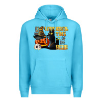 Ocean Blue wonderful time of the year halloween Premium Hoodie - LillyAllenDesigns