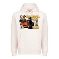 Pale Pink wonderful time of the year halloween Premium Hoodie - LillyAllenDesigns