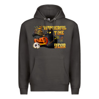 Smoke wonderful time of the year halloween Premium Hoodie - LillyAllenDesigns