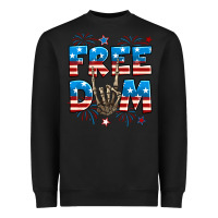 Black Freedom rock hand Heavyweight Sweatshirt - Neo Western