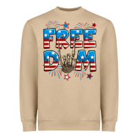 Mushroom Freedom rock hand Heavyweight Sweatshirt - Neo Western