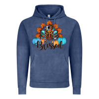Vintage Denim thanksgiving turkey pumpkin blessed Vintage Hoodie - RanaPortraitStore