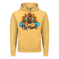 Vintage Mustard thanksgiving turkey pumpkin blessed Vintage Hoodie - RanaPortraitStore