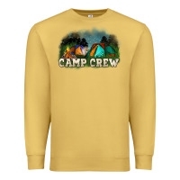 Antique Gold camp crew Premium Sweatshirt - NancyCooperArtShop