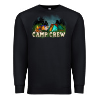 Black camp crew Premium Sweatshirt - NancyCooperArtShop