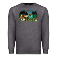Charcoal Heather camp crew Premium Sweatshirt - NancyCooperArtShop
