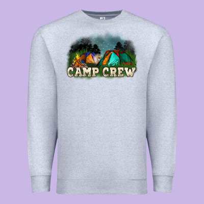 Camp Crew Premium Sweatshirt Designed By Nancycooperartshop