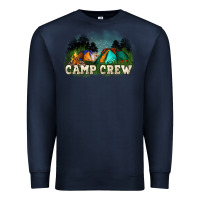 Navy camp crew Premium Sweatshirt - NancyCooperArtShop