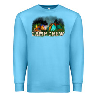 Ocean Blue camp crew Premium Sweatshirt - NancyCooperArtShop