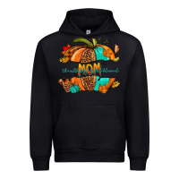 Black thankful grateful blessed mom pumpkin Urban Hoodie - NancyCooperArtShop