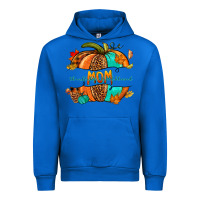Cobalt thankful grateful blessed mom pumpkin Urban Hoodie - NancyCooperArtShop