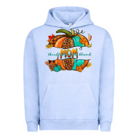 Pigment Grape Ice thankful grateful blessed mom pumpkin Urban Hoodie - NancyCooperArtShop