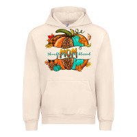 Sandshell thankful grateful blessed mom pumpkin Urban Hoodie - NancyCooperArtShop