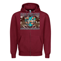 Burgundy western nurse stethoscope pink leopard Zipper Hoodie - BarkalooDesign