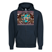 Navy western nurse stethoscope pink leopard Zipper Hoodie - BarkalooDesign