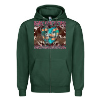 Sports Green western nurse stethoscope pink leopard Zipper Hoodie - BarkalooDesign