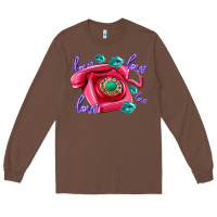 Chestnut love balloons and pink valentines telephone Long Sleeve Tee - AdoDesignShop