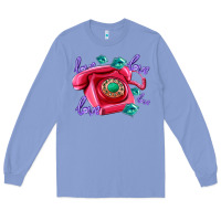 Colony Blue love balloons and pink valentines telephone Long Sleeve Tee - AdoDesignShop