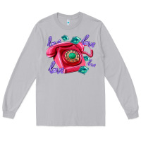 Moon Dust love balloons and pink valentines telephone Long Sleeve Tee - AdoDesignShop