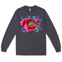 Smoke love balloons and pink valentines telephone Long Sleeve Tee - AdoDesignShop