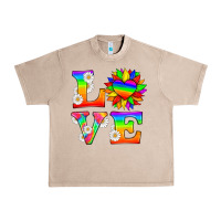 French Oak love and sunflower Urban Heavy Tee - HRA Design Shop