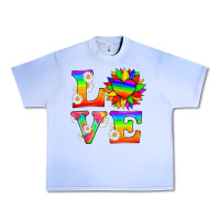 Grape Ice love and sunflower Urban Heavy Tee - HRA Design Shop