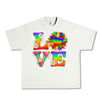Pistachio love and sunflower Urban Heavy Tee - HRA Design Shop