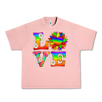 Salmon love and sunflower Urban Heavy Tee - HRA Design Shop