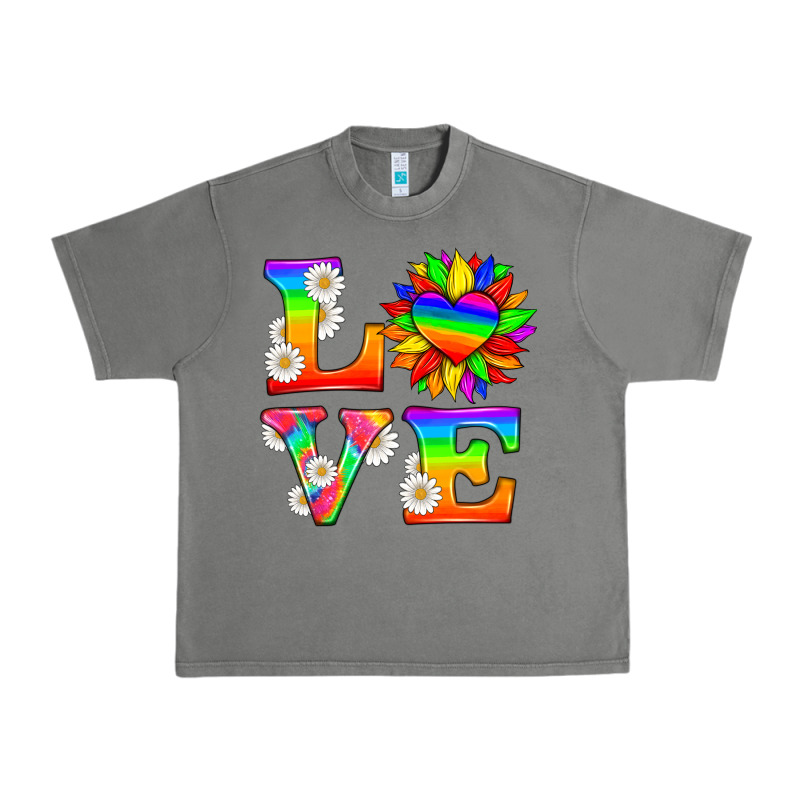 Love And Sunflower Urban Heavy Tee by HRA Design Shop | Teevron