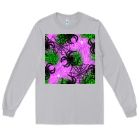 Moon Dust halloween spider green leopard seamless pattern Long Sleeve Tee - BundleAndBundleShop