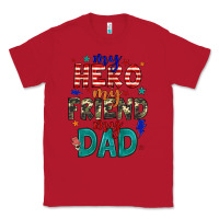 Red my hero my friend my dad Classic Tee - JahusDesignShop