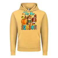 Vintage Mustard 'tis the season american  football Vintage Hoodie - Zillion Design Studio
