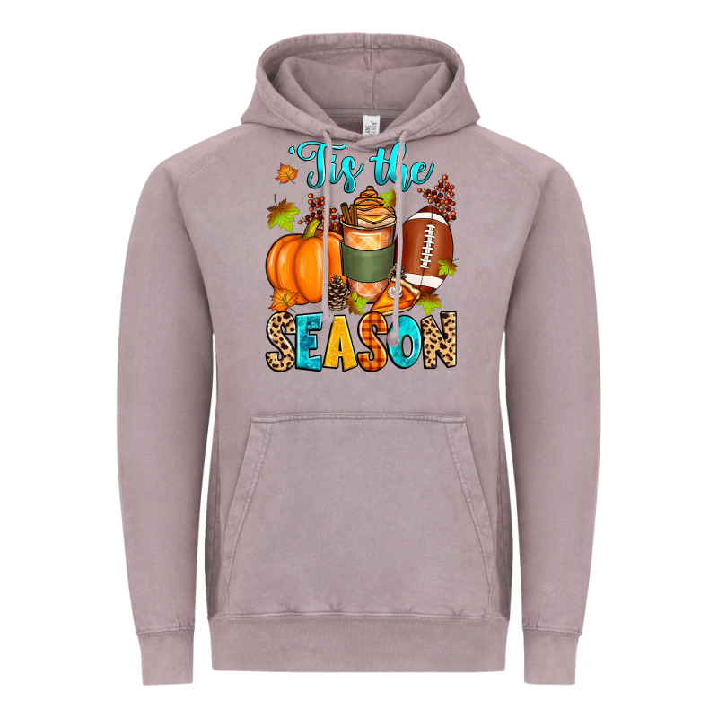 'tis The Season American  Football Vintage Hoodie by Zillion Design Studio | Teevron