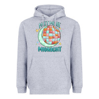 Heather Grey meet me at midnight Heavyweight Hoodie - MaliasSmallBusiness