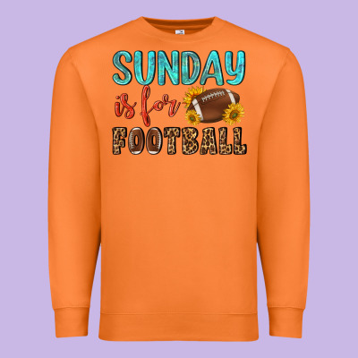 Sunday Is For Football Premium Sweatshirt Designed By Nancycooperartshop