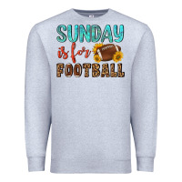 Heather Grey sunday is for football Premium Sweatshirt - NancyCooperArtShop