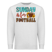 Oatmeal Heather sunday is for football Premium Sweatshirt - NancyCooperArtShop