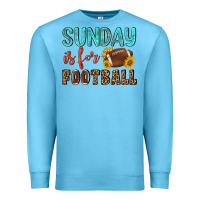 Ocean Blue sunday is for football Premium Sweatshirt - NancyCooperArtShop