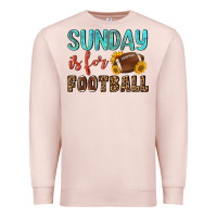 Pale Pink sunday is for football Premium Sweatshirt - NancyCooperArtShop