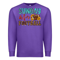 Purple sunday is for football Premium Sweatshirt - NancyCooperArtShop