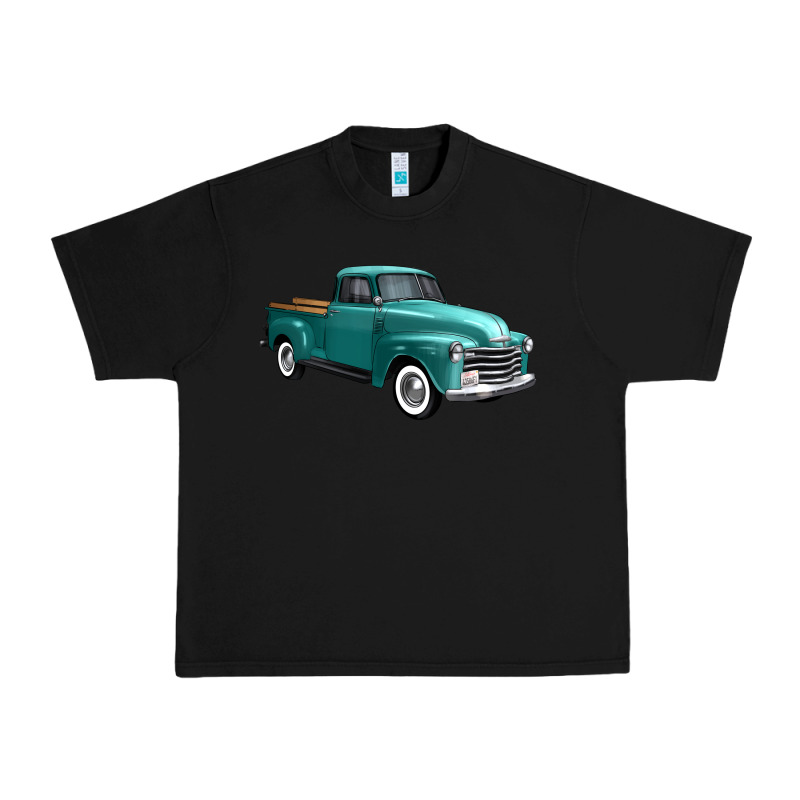 Western Truck Right 34 View Urban Heavy Tee by FaDigitalArtStudio | Teevron