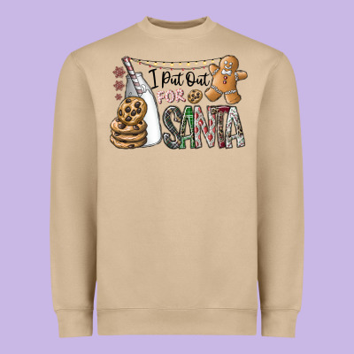 I Put Out For Santa Heavyweight Sweatshirt Designed By Cowhidedigitalart