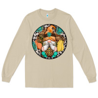 Mushroom fall gnomes round earrings 1 Long Sleeve Tee - Artiststas