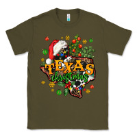 Army Green texas christmas Classic Tee - AdoDesignShop