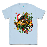 Dusty Blue texas christmas Classic Tee - AdoDesignShop
