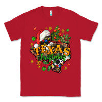 Red texas christmas Classic Tee - AdoDesignShop