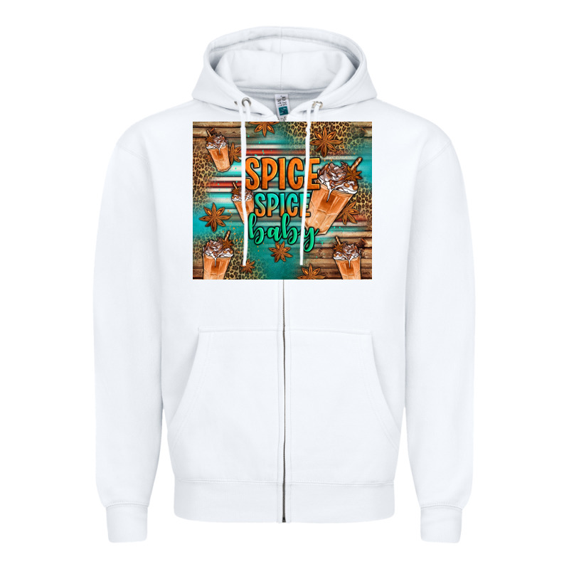 Spice Spice Baby Pumpkin Spice Latte Zipper Hoodie by Jasminsmagicworld | Teevron