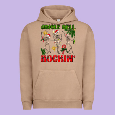 Jingle Bell Rockin' Urban Hoodie Designed By Nancycooperartshop
